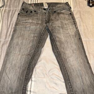 True Religion Men's Charcoal Jeans